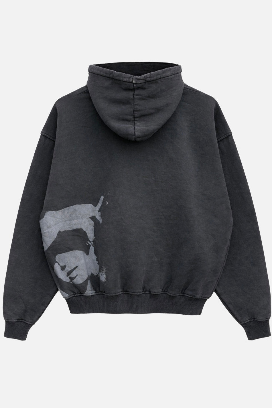 gray washed hoodie(dark edition)