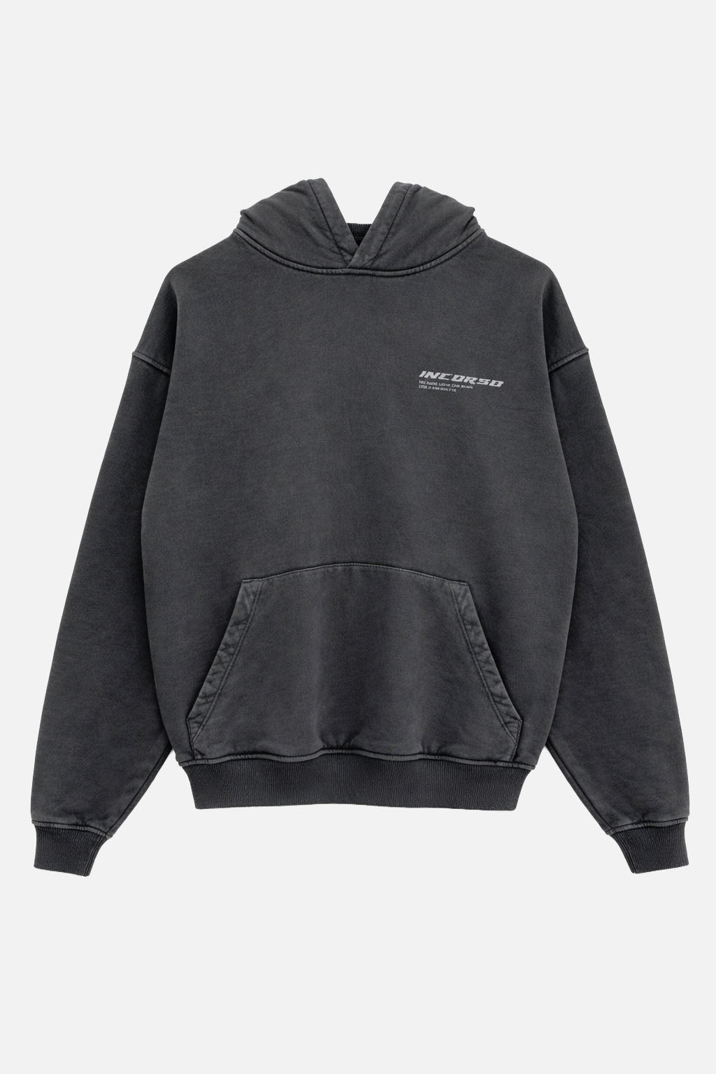 gray washed hoodie(dark edition)