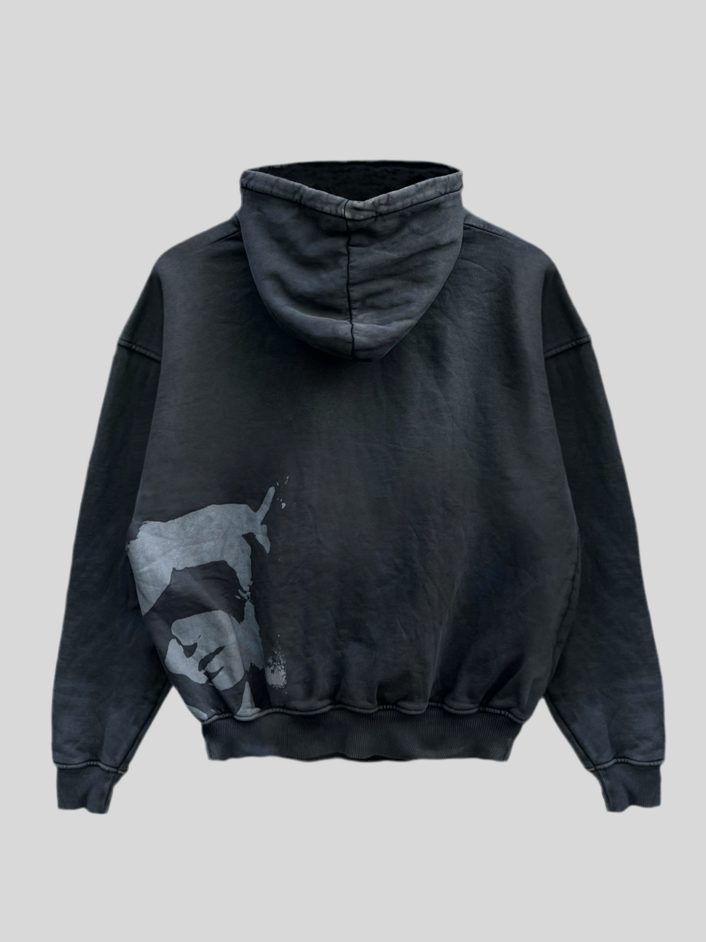 Gray washed hoodie(dark edition)