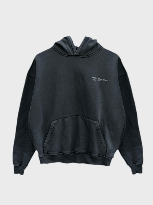 gray washed hoodie(dark edition)