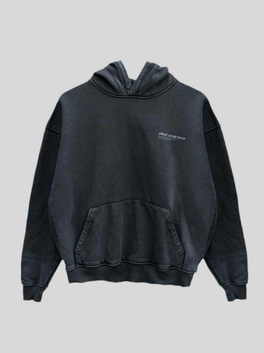 Gray washed hoodie(dark edition)